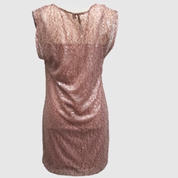 LAUREN CONRAD BLUSH PINK SEQUIN SHEATH MINI DRESS - Picture 4 of 15